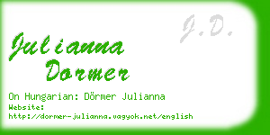 julianna dormer business card
